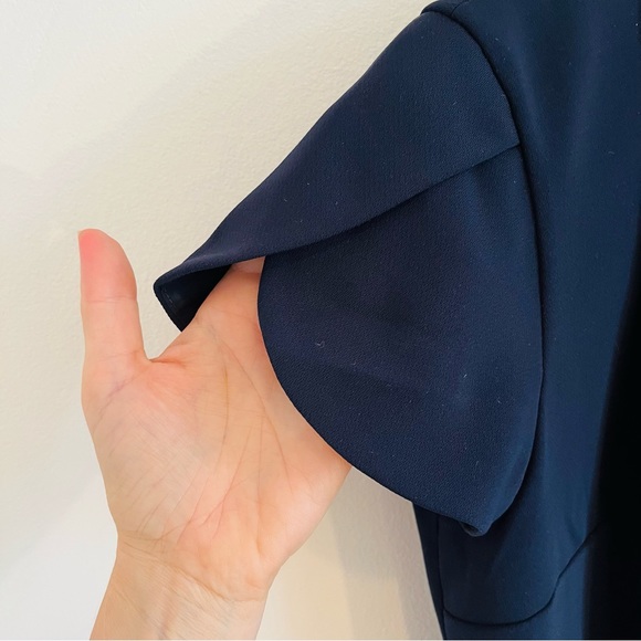 Club Monaco crepe navy jumpsuit - Picture 7 of 10